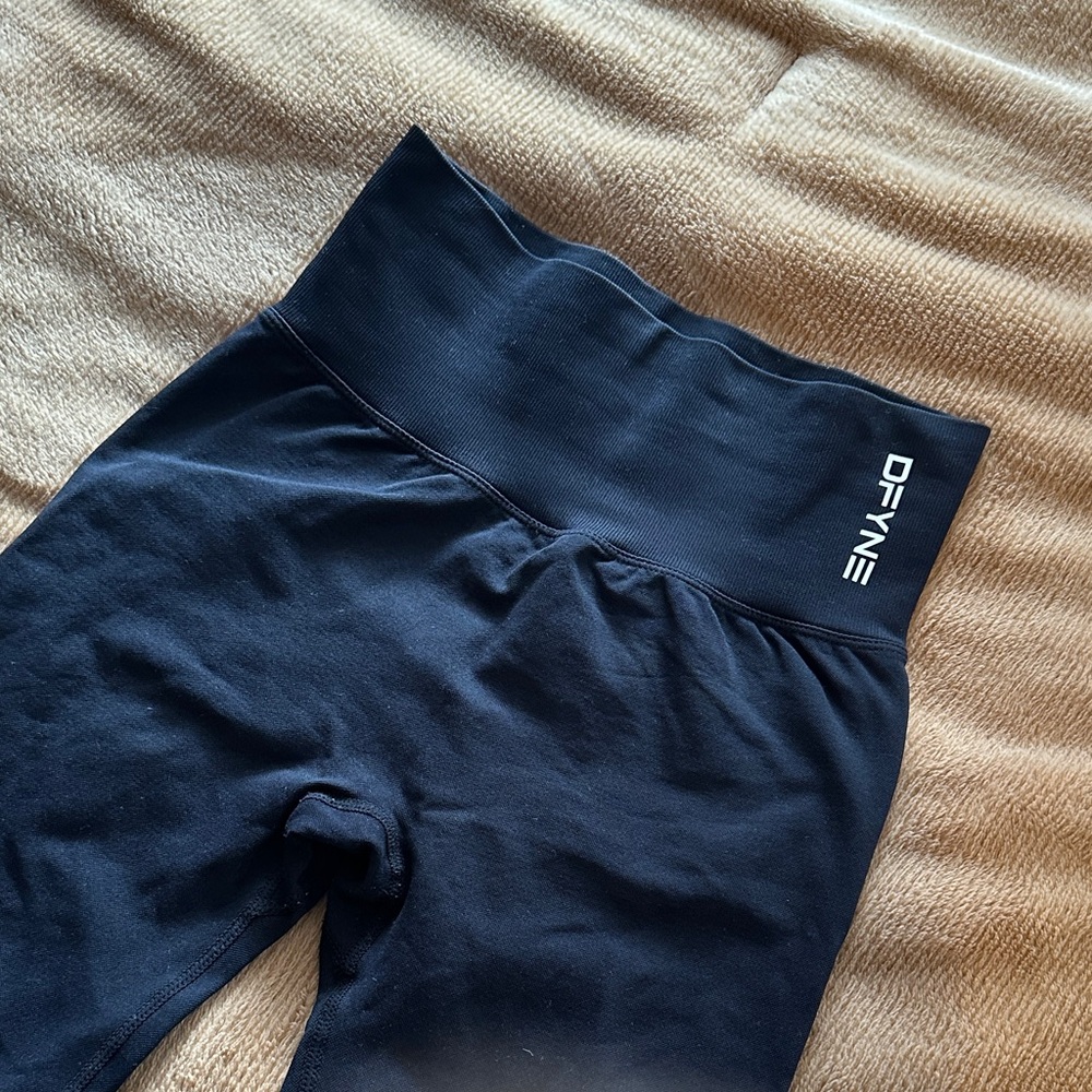 Dfyne Black Dynamic Seamless Leggings